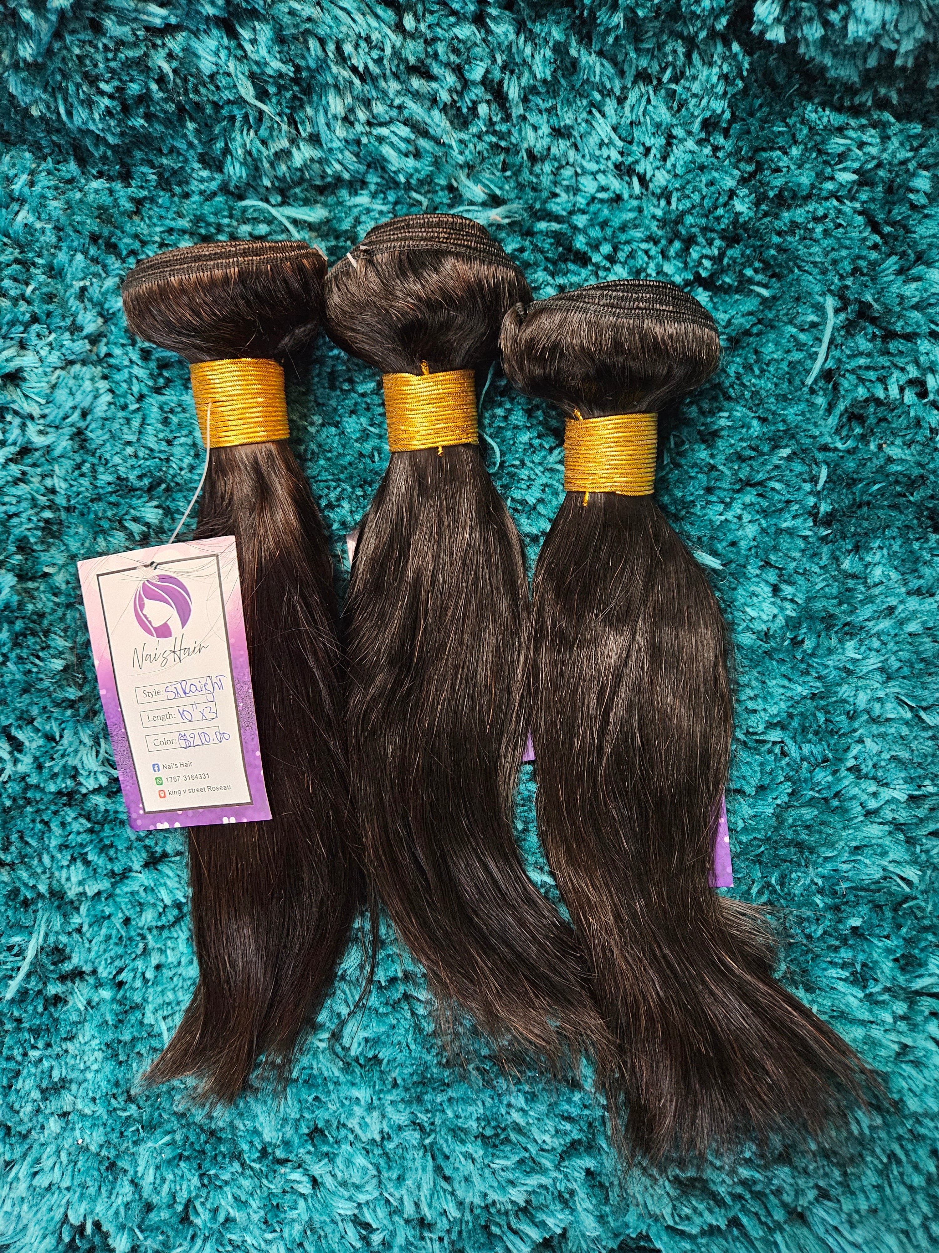 3x 10" Straight bundles