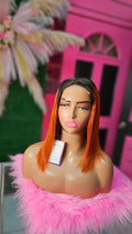 4x4 12" 1b/ginger color wig