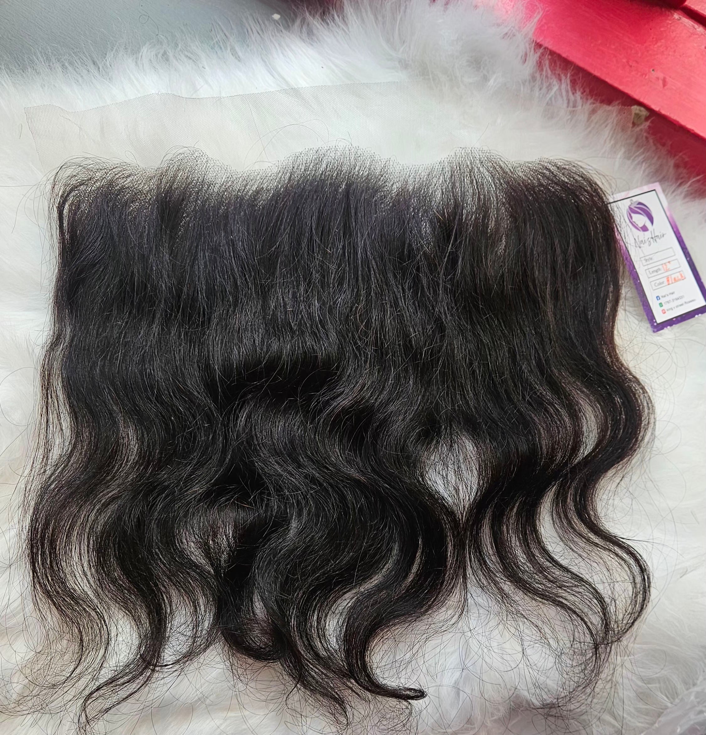 13x4 12" bodywave frontal lace piece