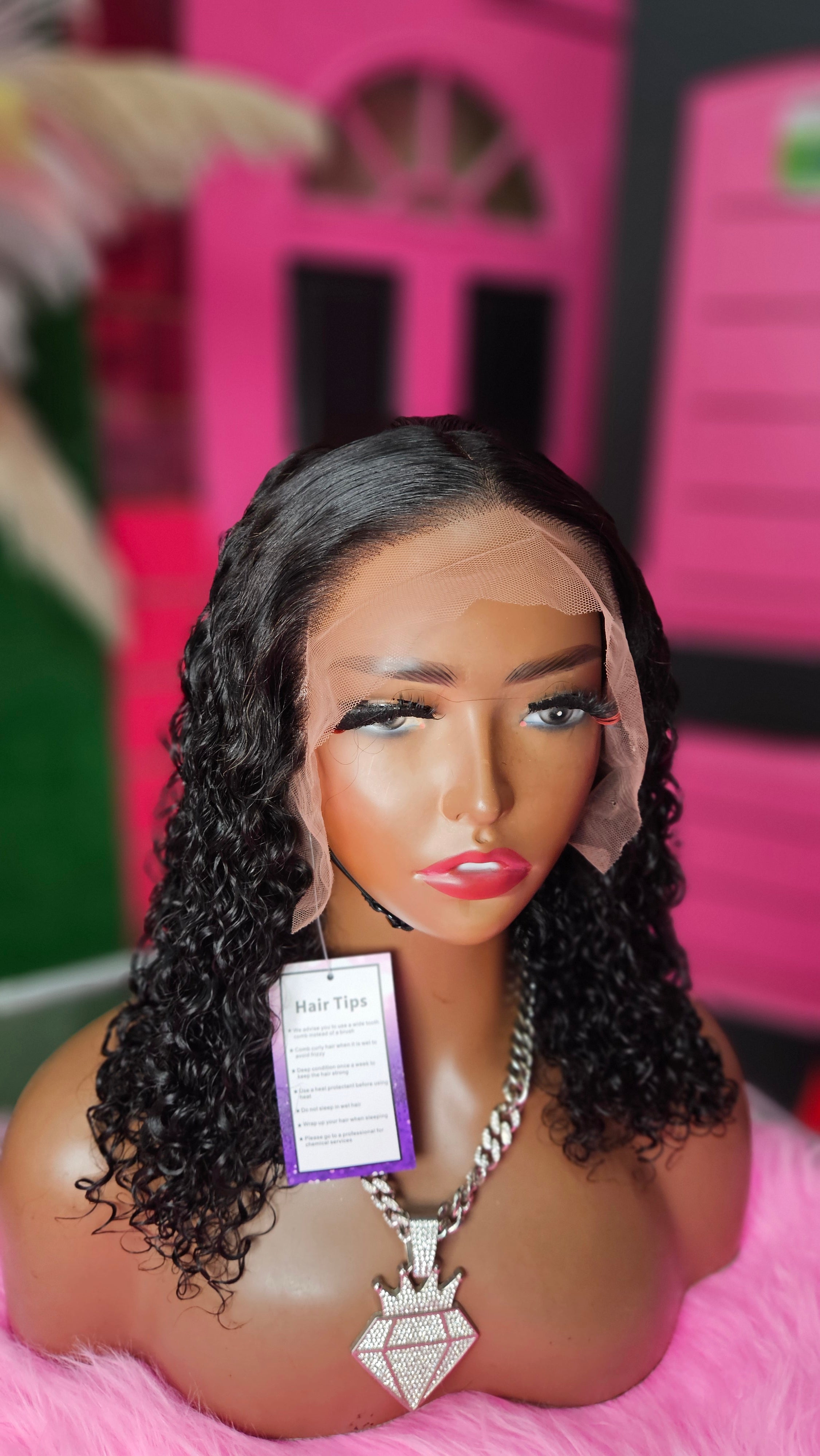 13x6 16" jerry curly wig