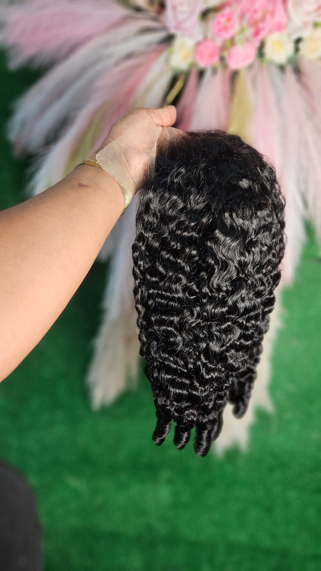 13x4 18" pixie curly wig