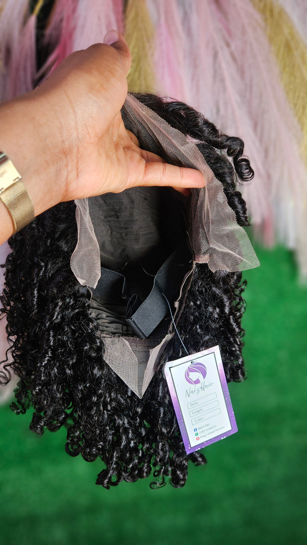 13x4 14" pixie curly wig