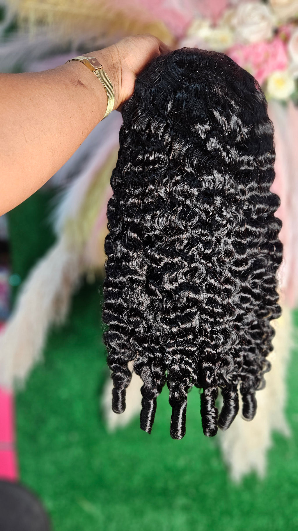 13x4 20" burmese curly