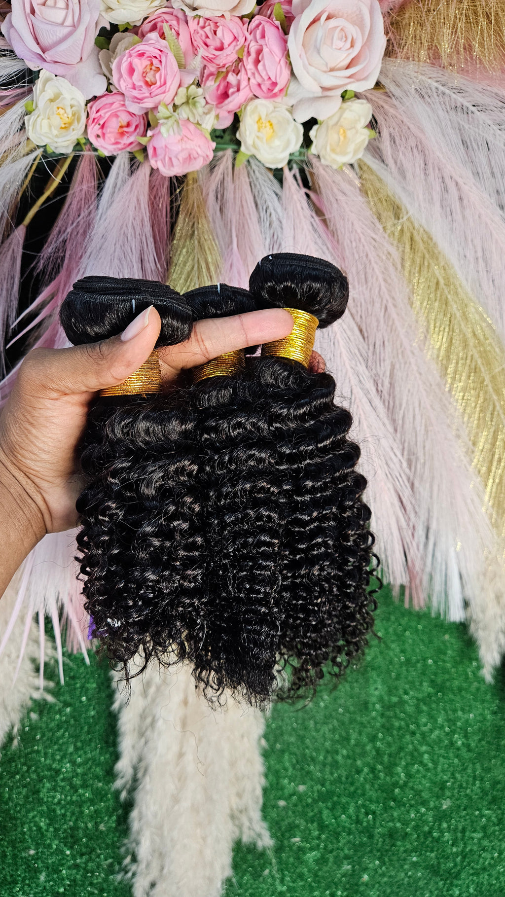 10,12,14 kinky curly bundles