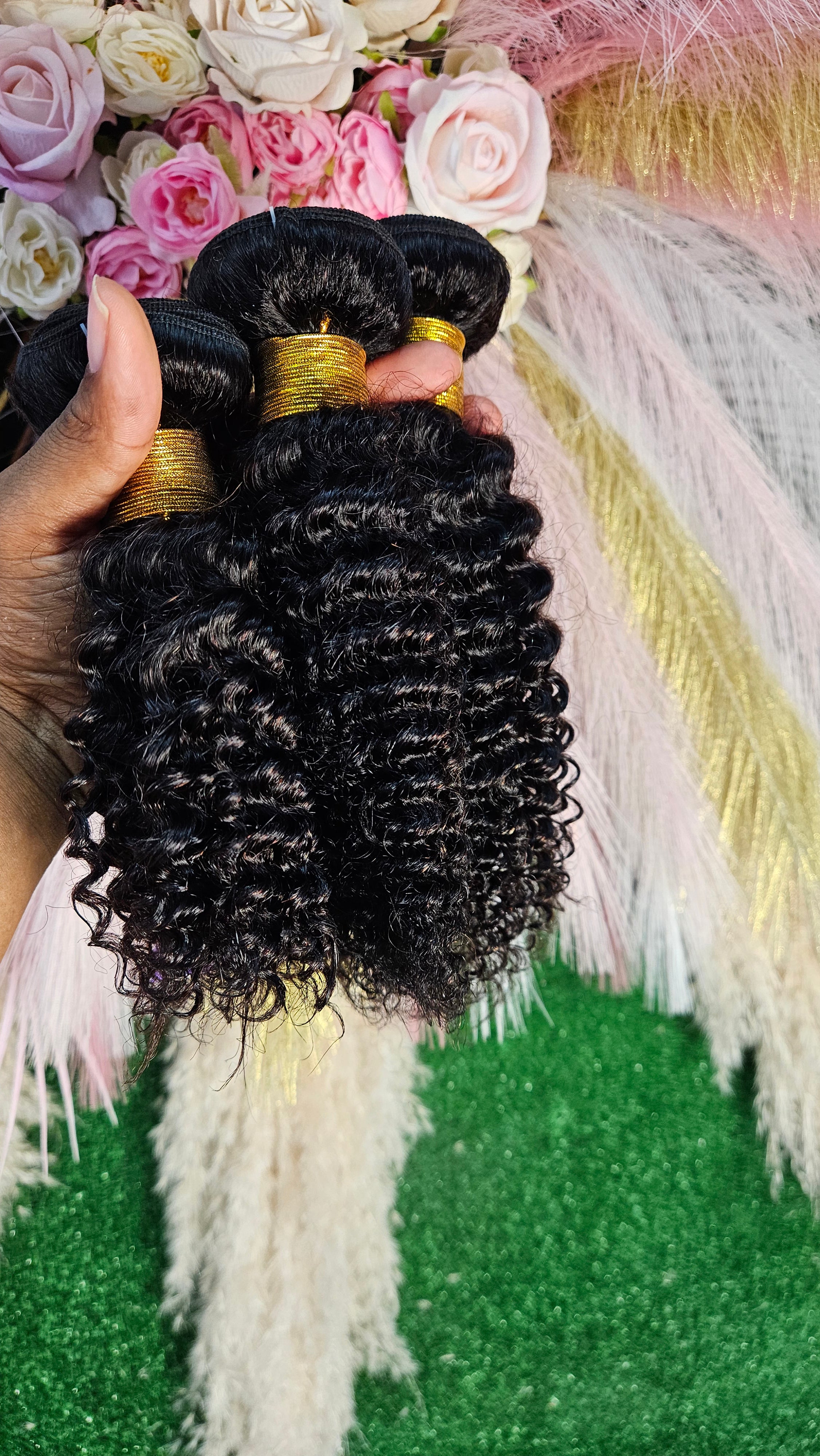 10,12,14 kinky curly bundles