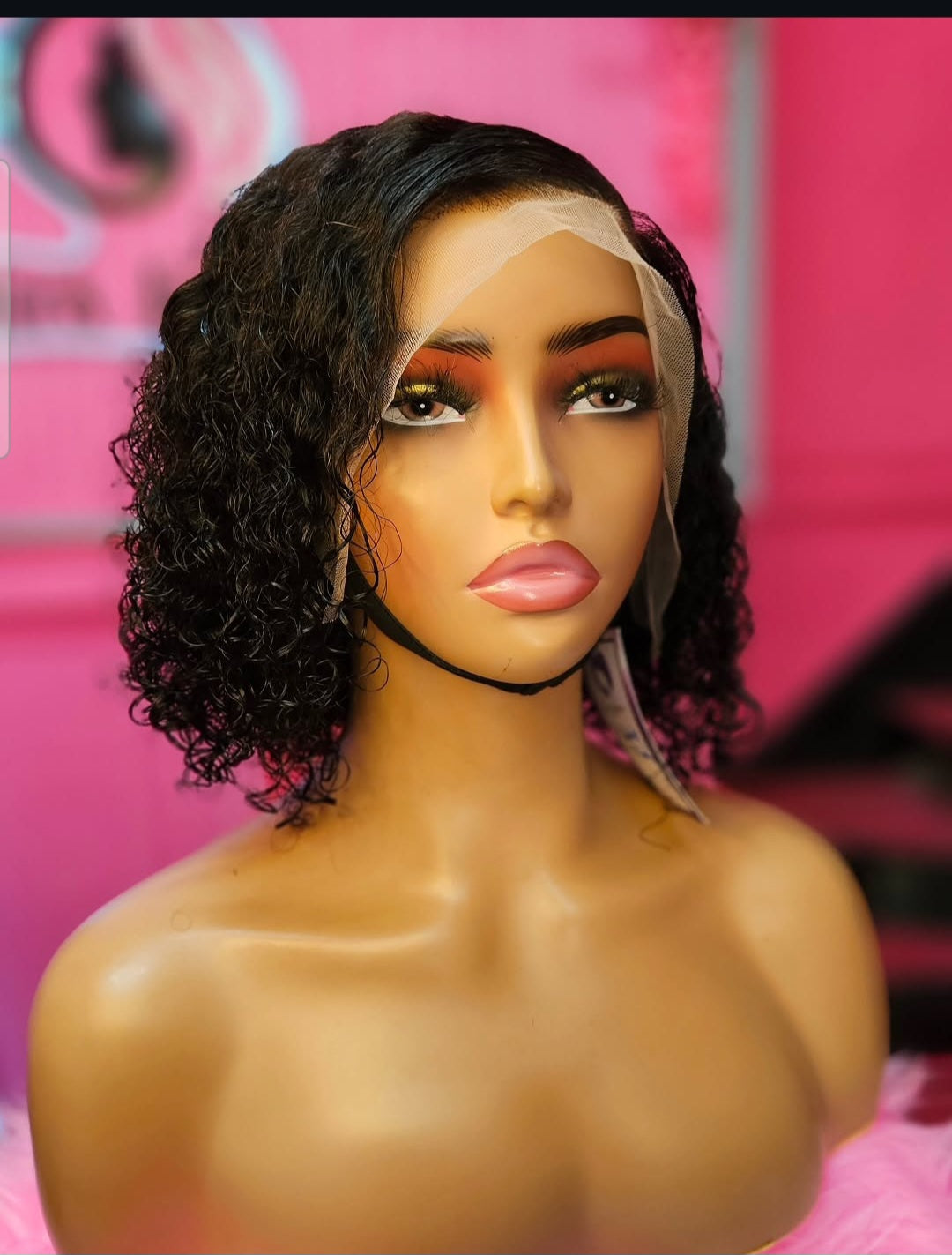 13x4 8" pixie wig bob wig